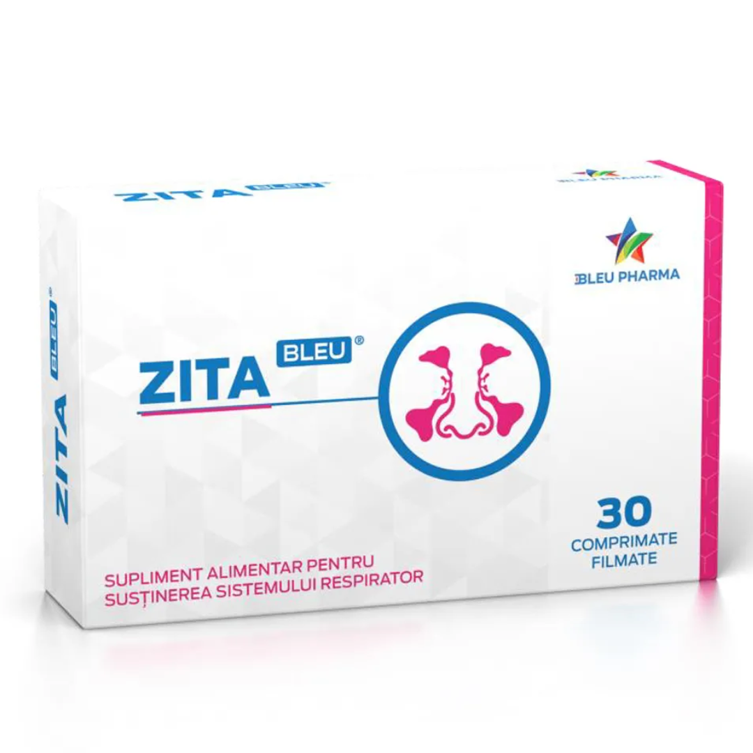 ZitaBleu, 30 comprimate filmate, Bleu Pharma