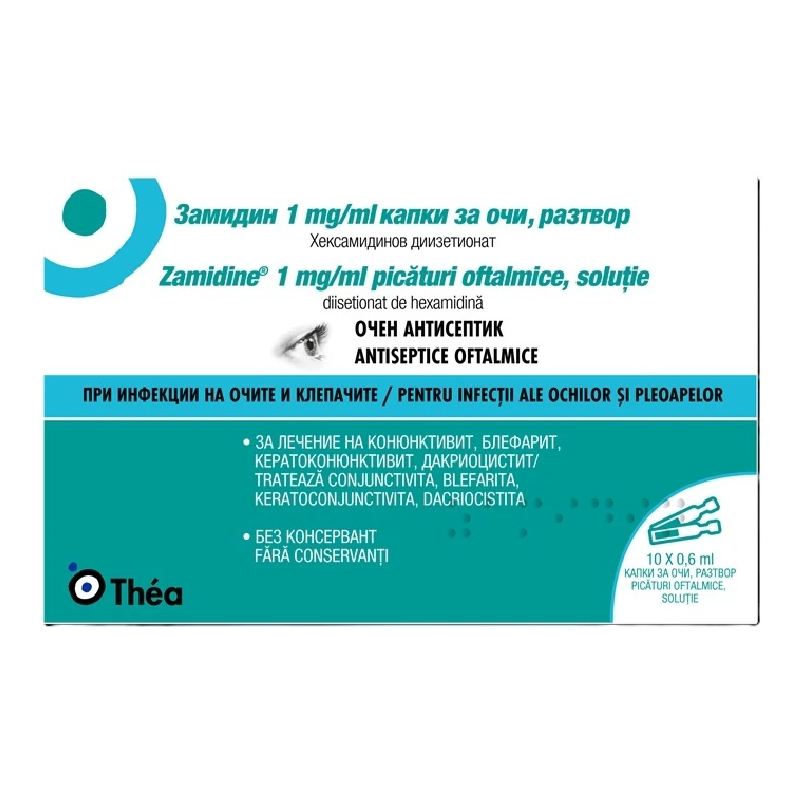 Zamidine 1mg/ml solutie oftalmologica 10 flacoane, Thea