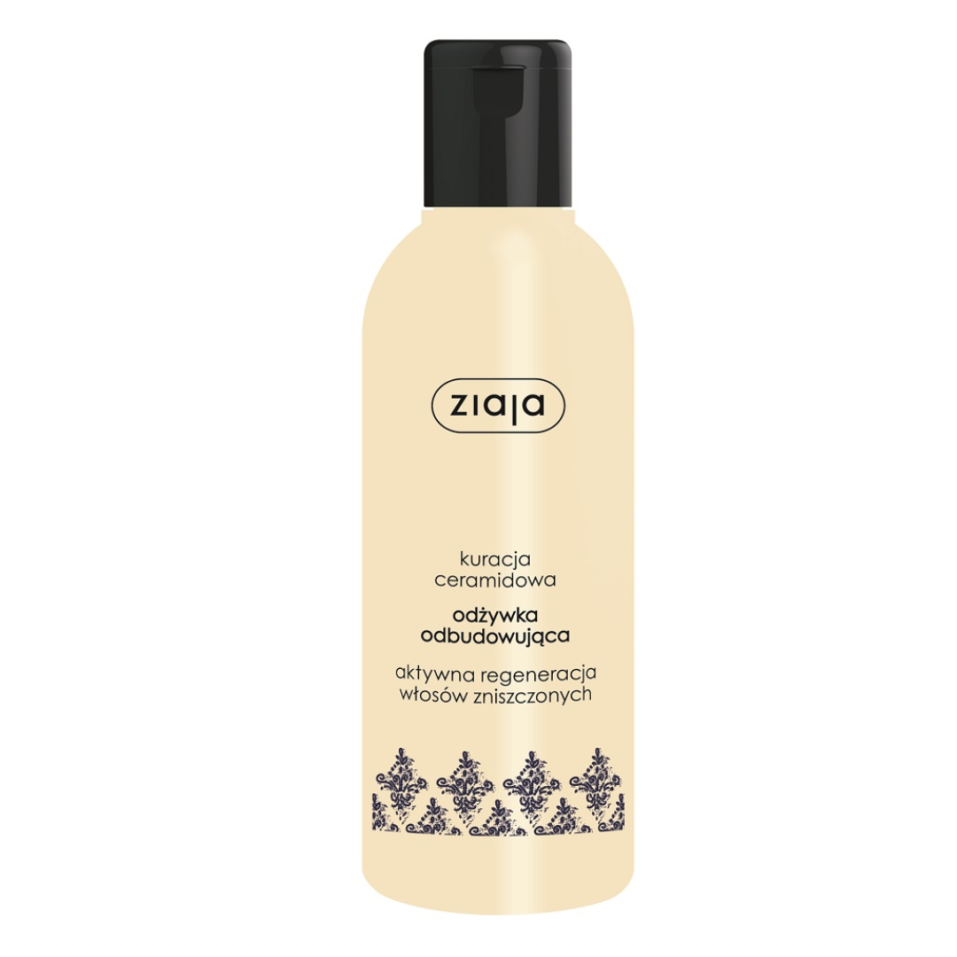 Balsam cu ceramide pentru par fragil si deteriorat, 200 ml, Ziaja