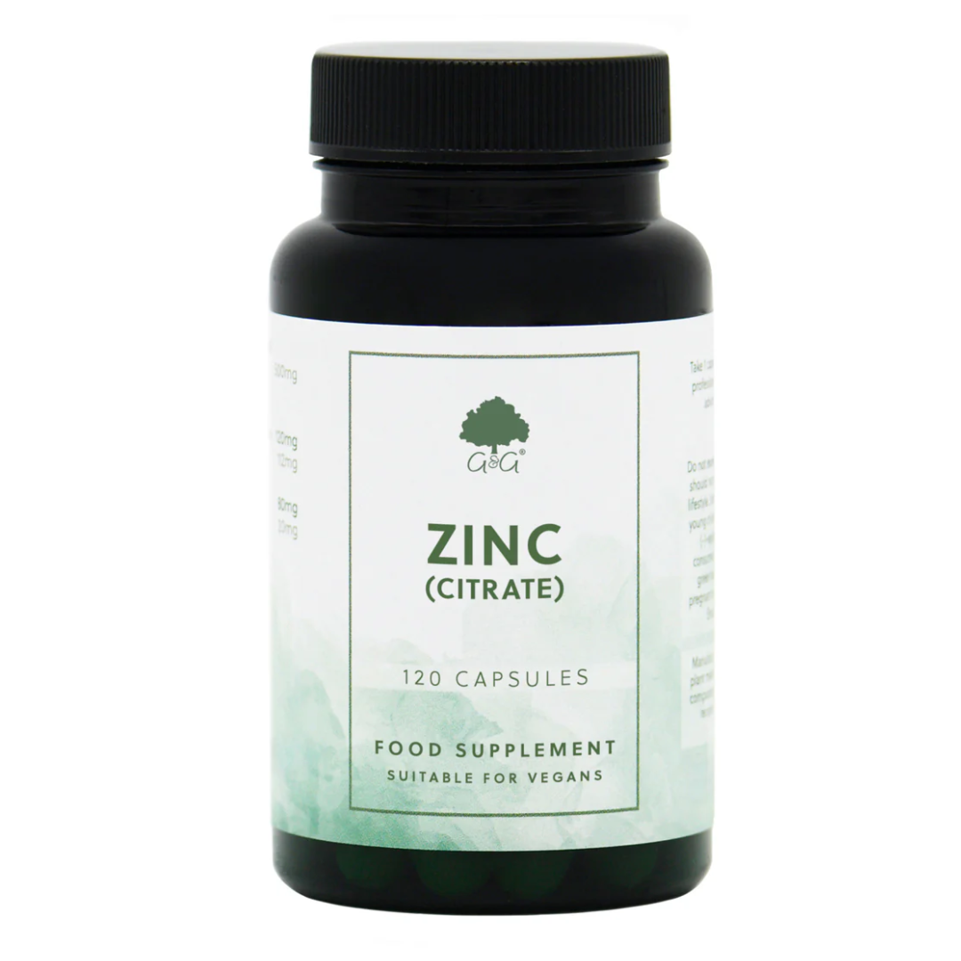 Zinc (citrat) 15 mg, 120 capsule, G&G Vitamins