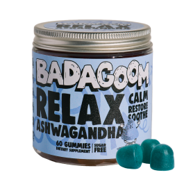 Relax Ashwagandha, 60 drajeuri gumate, Badagoom