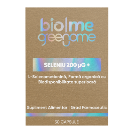 Seleniu (l-selenometionina) 200μg+, 30 capsule, Biome