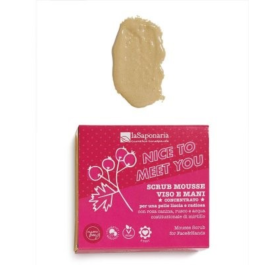 Scrub concentrat pentru fata si maini Nice to meet you, 35 ml, La Saponaria