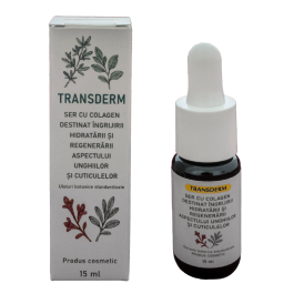 Ser colagen pentru hidratarea si regenerarea unghiilor, 15 ml, Transderm
