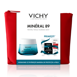 Trusa Mineral 89 Crema intens hidratantă 72h, Vichy