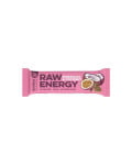 Baton proteic Raw Energy cu maracuja si nuca de cocos, 50g, Bombus
