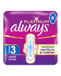 Absorbante Platinum Super Extra, marimea 3, 6 bucati, Always