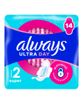 Absorbante Ultra Day Super, marimea 2, 14 bucati, Always
