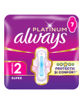 Absorbante Platinum Super, marimea 2, 7 bucati, Always