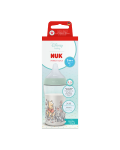 Biberon cu tetina din silicon Perfect Match, Winnie, flux M, 3+ luni, 260 ml, Nuk