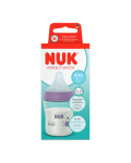 Biberon cu tetina din silicon Perfect Match, roz, flux S, 0 luni+, 150 ml, Nuk