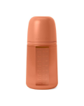 Biberon din silicon SX Pro Colour Essence, debit mediu, caramiziu, 240 ml, Suavinex 