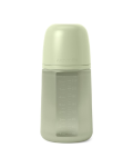 Biberon din silicon SX Pro Colour Essence, debit mediu, verde, 240 ml, Suavinex 