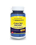 Calciu Organic cu alga calcaroasa, 60 capsule, Herbagetica