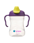 Cana de tranzitie cu cioc, +4l, Mov/Verde, 240 ml, B.box