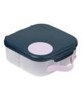 Caserola compartimentata mini LunchBox, 3 ani+, Indigo/Roz, B.Box