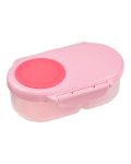 Caserola compartimentata Snackbox, +3 ani, Roz, B.Box