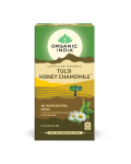 Ceai tulsi bio cu miere si musetel, 25 plicuri, Organic India