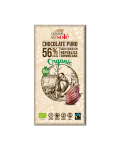 Ciocolata neagra Bio 56% cacao, 100g, Chocolates Sole