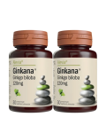Pachet Ginkana Ginkgo Biloba 120 mg, 30+30 comprimate, Alevia