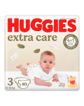 Scutece Extra Care Marimea 3, 6-10 kg, 40 bucati, Huggies