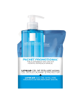 Pachet Gel de dus calmant si protector Lipikar, 400 ml + Rezerva, 400 ml, La Roche-Posay
