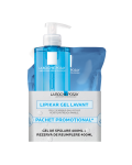 Pachet Gel de dus calmant si protector Lipikar, 400 ml + Rezerva, 400 ml, La Roche-Posay