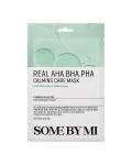 Masca de fata Real AHA-BHA-PHA Calming Care Mask, 20g, Some By Mi