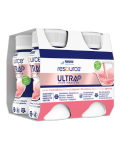 Resource Ultra+ High Protein cu aroma de capsuni, 4*125 ml, Nestle