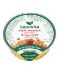 Pasta Vegetala Tartinabila din linte rosie cu ardei si ceapa,100 g, Sanovita