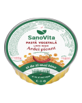 Pasta vegetala tartinabila din linte rosie cu ardei picant, 100 g, Sanovita 