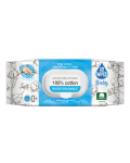 Servetele umede din bumbac pentru copii, 50 bucati, Go Wipes