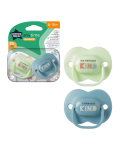Suzete ortodontice Anytime, 6-18 luni, Verde/albastru, 2 bucati, Tommee Tippee