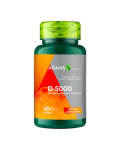 Vitamina D-5000, 30 capsule, Adams 