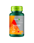Vitamina D-5000, 60 capsule, Adams