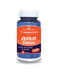 Zeolit Detox, 60 capsule, Herbagetica