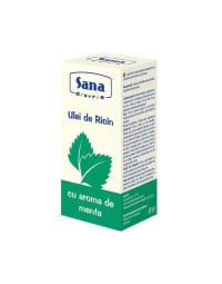 SANA Ulei de ricin cu aroma de menta, 60 ml