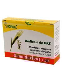 HOFIGAL Gemoderivat Radicele de orz, 30 monodoze