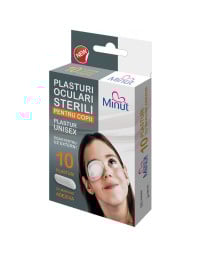MINUT Plasturi pentru Ochi Copii, 10 buc