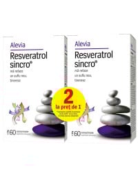 Alevia RESVERATROL, 60 capsule + 60 capsule GRATIS