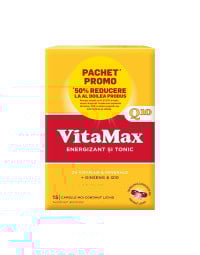 Vitamax Q10 x 15cps 1+1 cu 50% reducere PRET SPECIAL