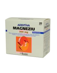 Additiva Magneziu 300mg x 20 plic.
