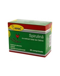 HOFIGAL Spirulina cu extract de catina, 40 comprimate