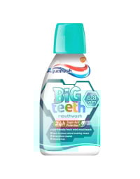 Aquafresh apa de gura Big Teeth Mint, 6-8 ani, 300ml