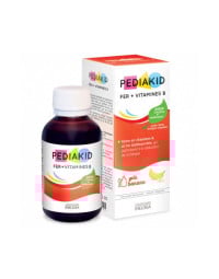 Pediakid Fier + Vitamina B sirop, 125 ml