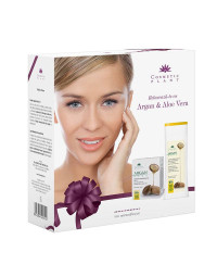 Set Cadou crema regeneranta de zi Argan 50ml+Lapte demachiant Argan 200ml