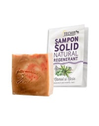Techir Sampon solid natural regenerant namol si ricin, 120 g