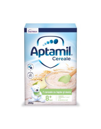 Aptamil 7 Cereale cu Lapte si Mere, 250g