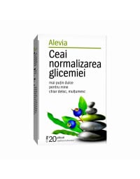 Ceai normalizarea glicemiei, 20 plicuri, Alevia