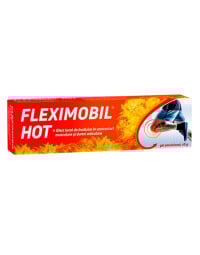 Fleximobil Hot gel, 45 g, dureri articulatii